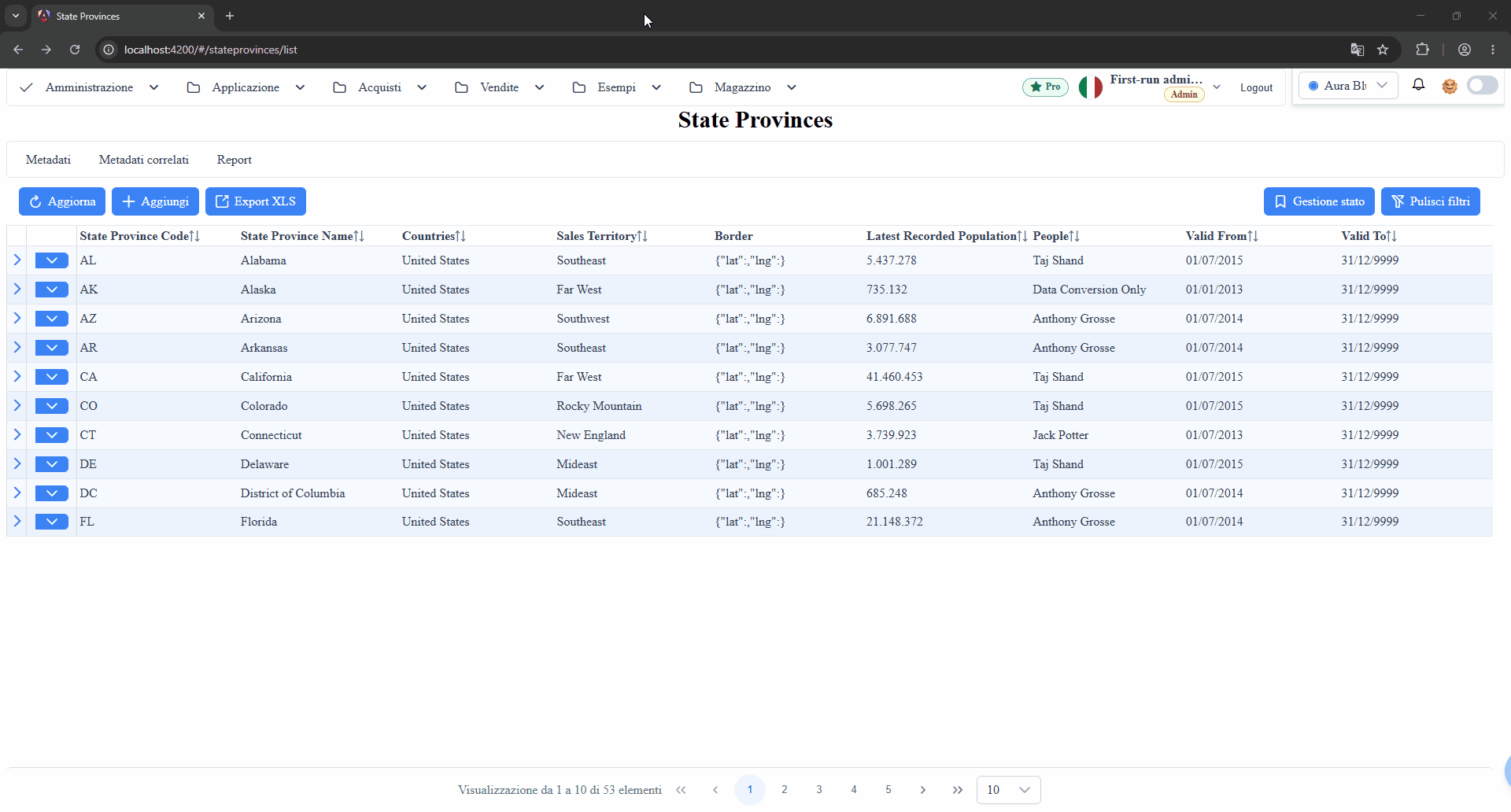 Demo propose_row_action — per-row PDF generation